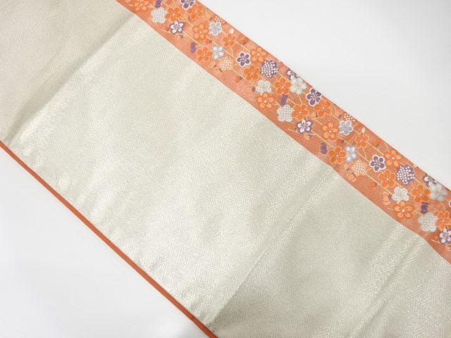 JAPANESE FUKURO OBI / WOVEN BRANCH FLOWER